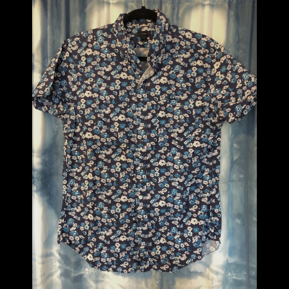 JCrew Men’s Short Sleeve Floral Print Top - Size S
